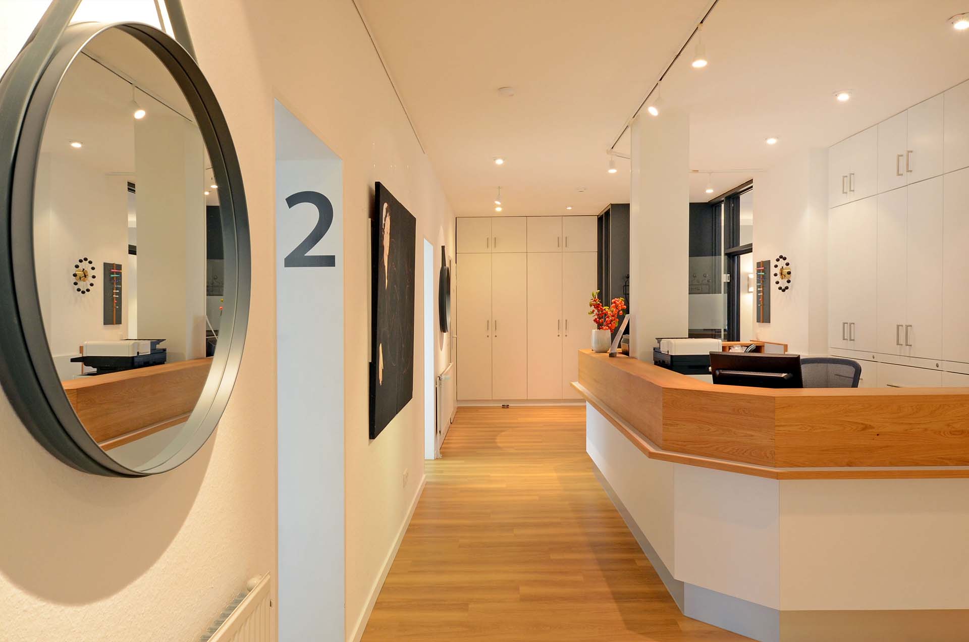 Empfangstresen Praxis Empfang Tresen